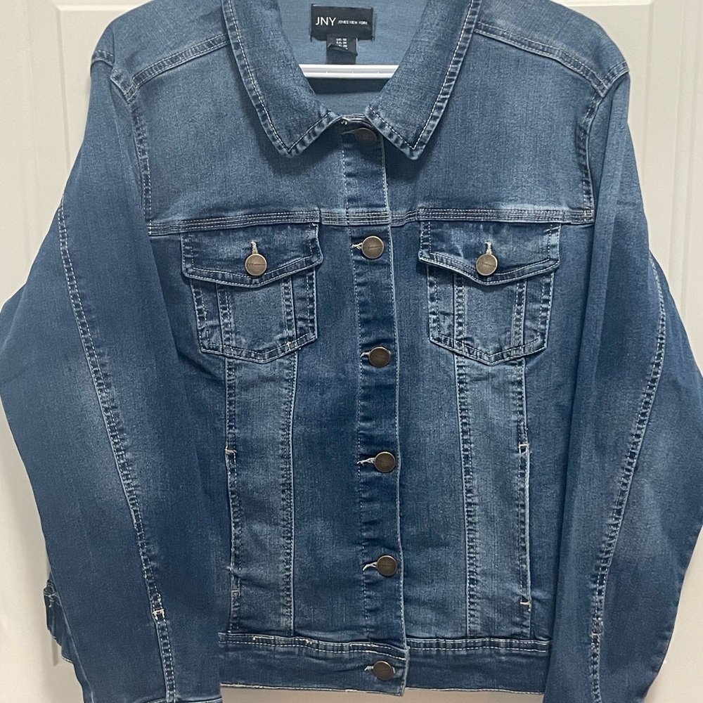 Jones New York Dark Blue Denim Jacket